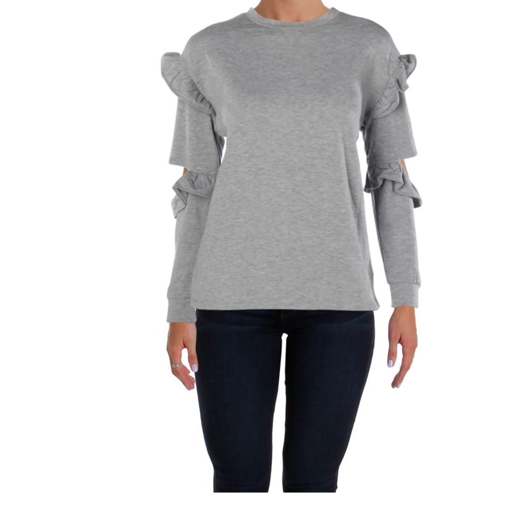 Aqua grey sweatshirt